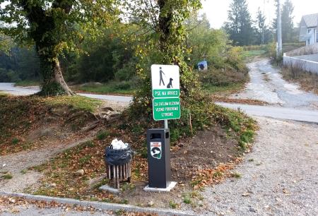 koš pri balinišču Peščenk Foto Boštjan Otoničar  2